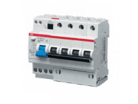 Диференциальный автоматический выключатель ABB 6 модулей DS204 AC-C63 0.03