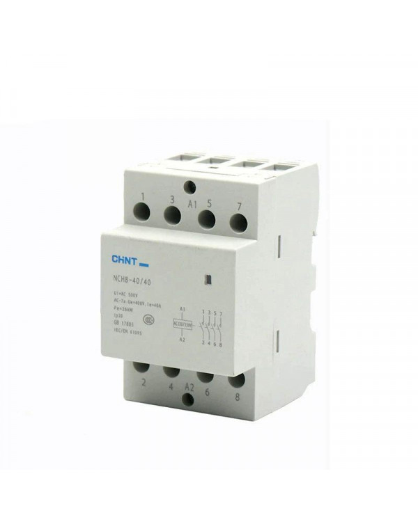 Контактор модульный NCH8-40/40 40А 4НО AC 220/230В 50Гц (R) CHINT 256099