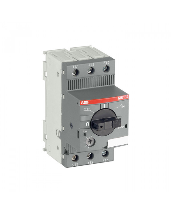 Автоматический выключатель АВВ MS132-4.0 100кА с регулируемой тепловой защитой 2.5A-4А, 1SAM350000R1008