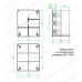 Коробка приборная (подъездная) наружного монтажа 240х195х165мм с МП IP55 GREENEL, GE41344