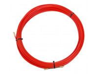 Протяжка кабельная REXANT (мини УЗК в бухте), стеклопруток, d=3,5 мм, 25 м, красная