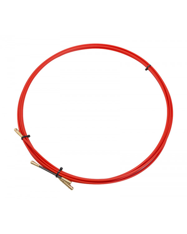 Протяжка кабельная REXANT (мини УЗК в бухте), стеклопруток, d=3,5 мм, 3 м, красная, 47-1003