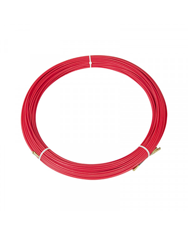 Протяжка кабельная REXANT (мини УЗК в бухте), стеклопруток, d=3,5 мм 70 м, красная, 47-1070