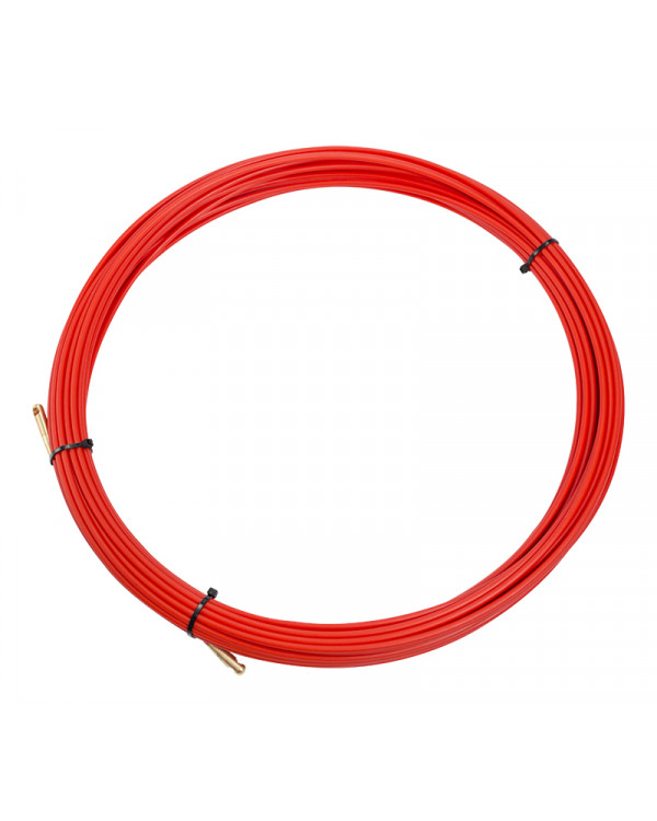 Протяжка кабельная REXANT (мини УЗК в бухте), стеклопруток, d=3,5 мм, 20 м, красная, 47-1020