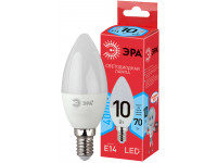 ECO LED B35-10W-840-E14 ЭРА (диод, свеча, 10Вт, нейтр, E14) (10/100/3500)