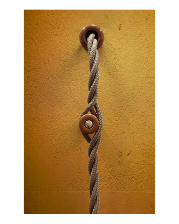 Втулка для сквозного отверстия керамическая цвет капучино, Lindas, 13014