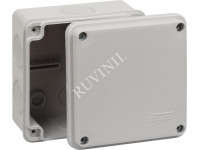 Коробка распределительная ОП 100х100х50мм двухкомпонентная 7 вводов IP65 сер. Ruvinil 67250