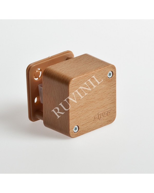 Коробка распределительная ОП 55х55х32мм IP40 бук (светл. основа) Ruvinil 65002-38М