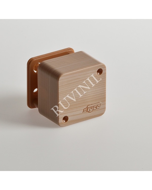 Коробка распределительная ОП 55х55х32мм IP40 сосна (светл. основа) Ruvinil 65002-27М