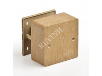 Коробка универсальная для кабель-каналов 85х85х42 бук (светл. основа) IP40 Ruvinil 65015-38М