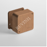 Коробка распределительная ОП 79х79х32мм IP40 бук (светл. основа) Ruvinil 65004-38М