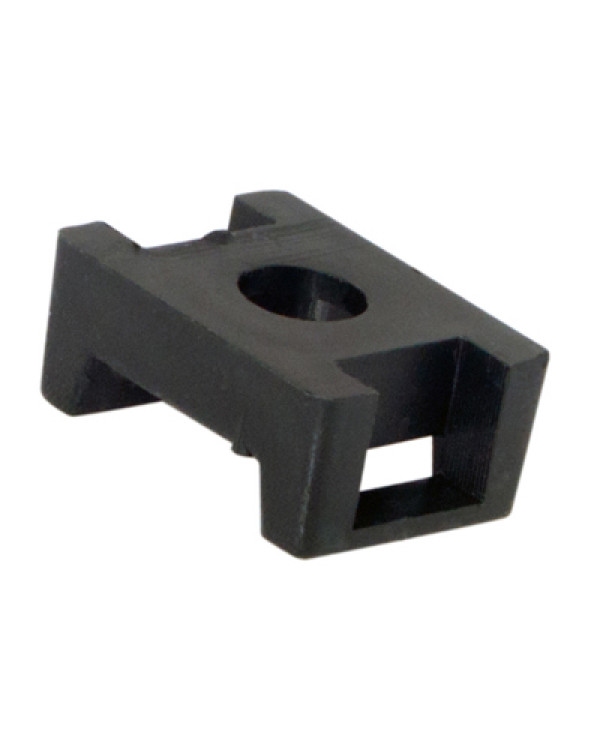 Площадка для крепления стяжки REXANT (ПС-2) 22x16 мм, черная, упаковка 10 шт., 07-2103-10