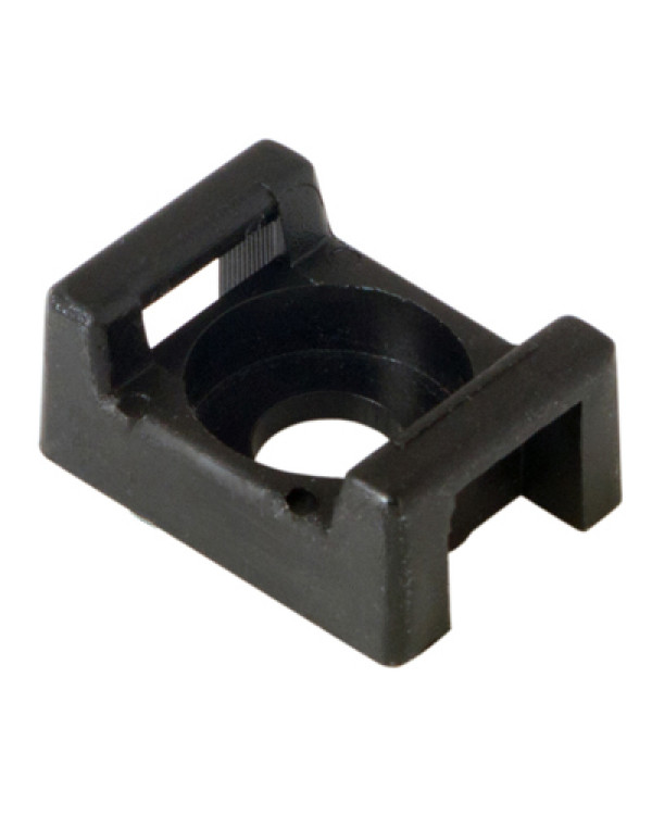 Площадка для крепления стяжки REXANT (ПС-2) 22x16 мм, черная, упаковка 10 шт., 07-2103-10