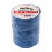 Изолента ПВХ REXANT 19 мм х 25 м, синяя, упаковка 5 роликов, 09-2205