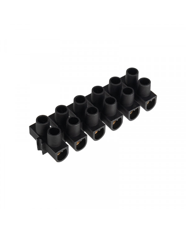 Клеммная колодка винтовая KВ-14 (6-14 мм²), ток 20 A, полипропилен черный, индивидуальная упаковка, 1 шт. REXANT, 07-5014-2-7