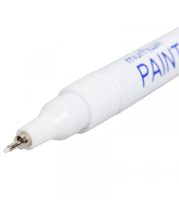 Маркер-краска MunHwa «Extra Fine Paint Marker» 1 мм, белая, нитрооснова, 08-7205