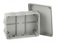 ЭРА Коробка распаячная открытой установки КОРv 150х110х70мм на винтах 10 гермовводов IP55 (30/540)