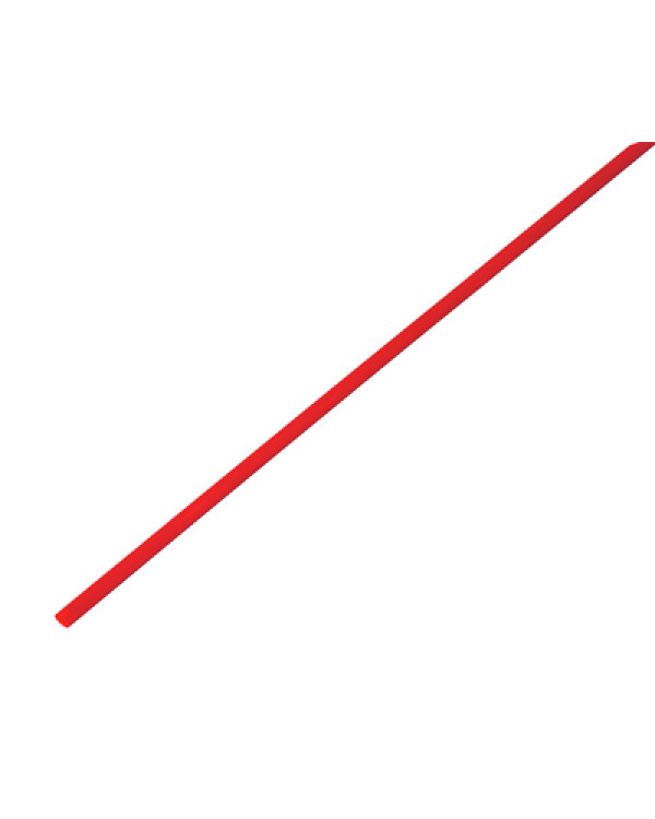 Термоусаживаемая трубка REXANT 10,0/5,0 мм, красная (бухта 100 м), 49-1004