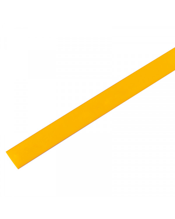 Термоусадочная трубка 25/12,5 мм, желтая, упаковка 10 шт. по 1 м PROconnect, 55-2502
