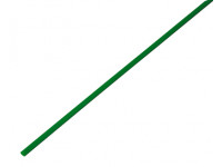 Термоусаживаемая трубка REXANT 1,5/0,75 мм, зеленая, упаковка 50 шт. по 1 м