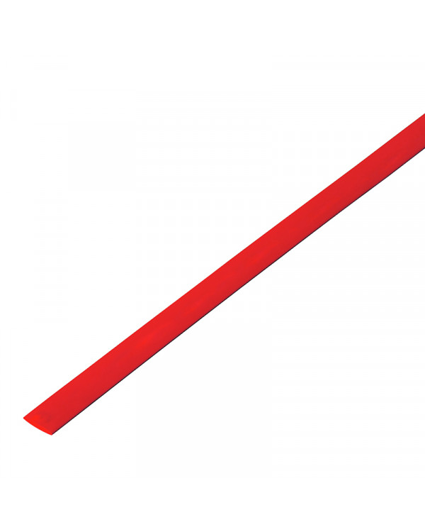 Термоусадочная трубка 12/6,0 мм, красная, упаковка 50 шт. по 1 м PROconnect, 55-1204