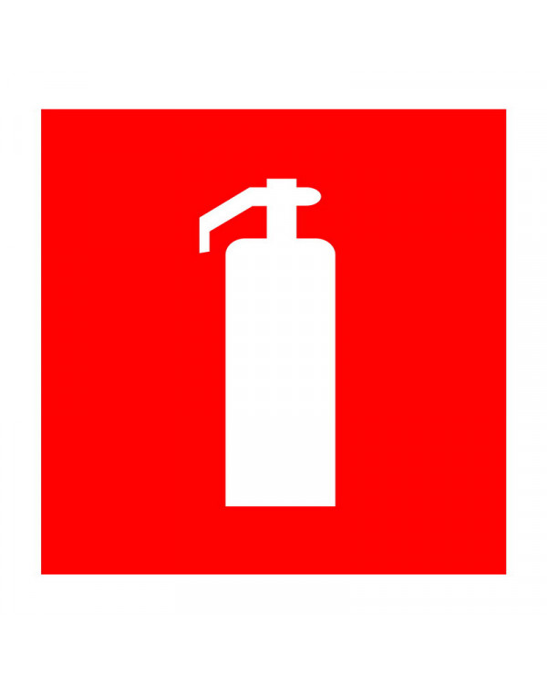 Наклейка знак пожарной безопасности «Огнетушитель» 150х150 мм REXANT, 56-0051-1