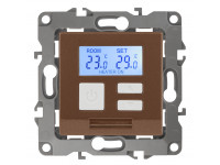 12-4111-14 ЭРА Терморегулятор универс. 230В-Imax16А, IP20, Эра12, медь (6/60/720)