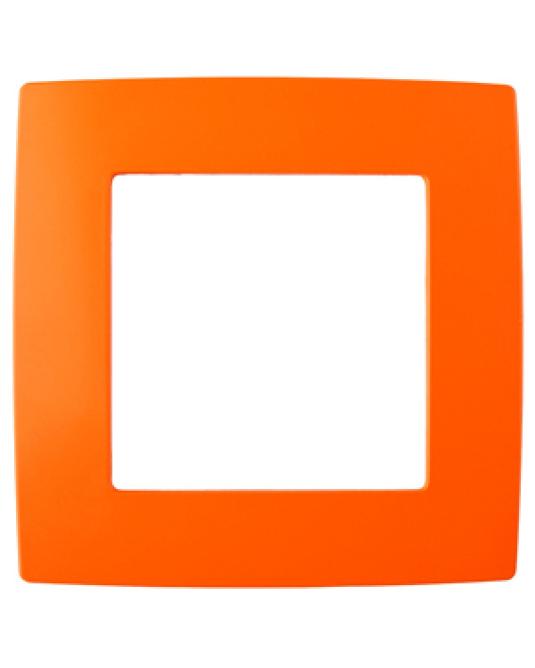 12-5001-22 ЭРА Рамка на 1 пост, Эра12, оранжевый (20/200/6000), 12-5001-22