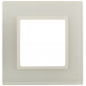 14-5101-02 ЭРА Рамка на 1 пост, стекло, Эра Elegance, сл.кость+сл.к (10/50/1800)