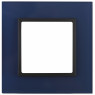 14-5101-29 ЭРА Рамка на 1 пост, стекло, Эра Elegance, синий+антр (10/50/1800)