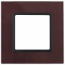 14-5101-25 ЭРА Рамка на 1 пост, стекло, Эра Elegance, бордо+антр (10/50/1800)