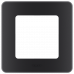 Рамка декоративная универсальная Legrand Inspiria, 1 пост, для горизонтальной или вертикальной установки, цвет "Антрацит", 673933