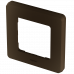 Рамка декоративная универсальная Legrand Inspiria, 1 пост, для горизонтальной или вертикальной установки, цвет "Бронза", 673939