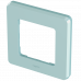 Рамка декоративная универсальная Legrand Inspiria, 1 пост, для горизонтальной или вертикальной установки, цвет "Мятный", 673935