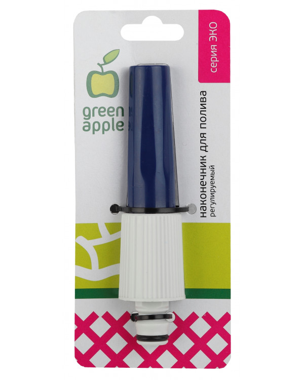 GAEN20-13 GREEN APPLE ЕСО Регулируемый наконечник для полива, пластик (12/96/2304)