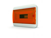 Щит навесной 12 мод. IP41, прозрачная оранжевая дверца BNO 40-12-1
