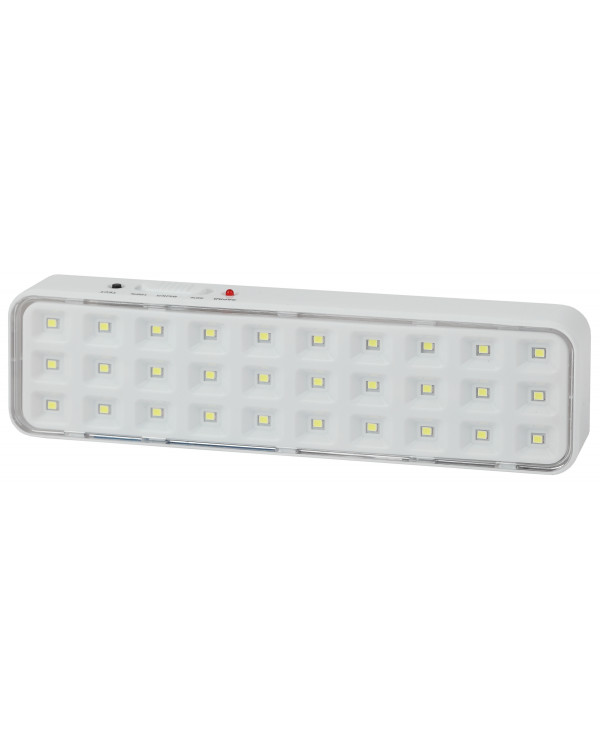 DBA-102-0-20 ЭРА Светильник светодиодный аварийный непостоянный 30LED 5ч IP20 выход (40/1920), DBA-102-0-20