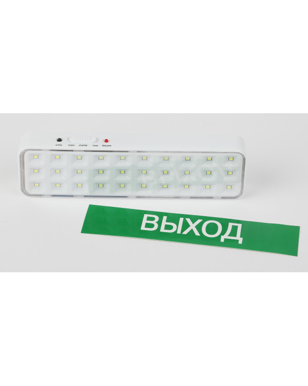 DBA-102-0-20 ЭРА Светильник светодиодный аварийный непостоянный 30LED 5ч IP20 выход (40/1920), DBA-102-0-20