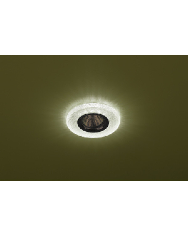 DK LD1 GR Светильник ЭРА декор cо светодиодной подсветкой, зеленый (50/1750), DK LD1 GR