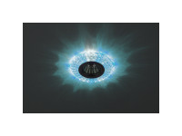 DK LD2 SL/BL+WH Светильник ЭРА декор cо светодиодной подсветкой (голубой+белый), прозрачный (50/1400