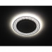 DK LD37 WH/BK Светильник ЭРА декор cо светодиодной подсветкой GX53, белый/черный (30/720), DK LD37 WH/BK