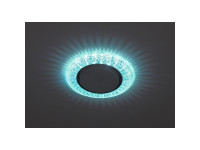 DK LD22 BL/WH Светильник ЭРА декор cо светодиодной подсветкой Gx53, голубой (50/800)