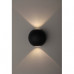 WL11 BK Подсветка ЭРА Декоративная подсветка светодиодная ЭРА 2*1Вт IP 54 черный (20/400), Б0034609