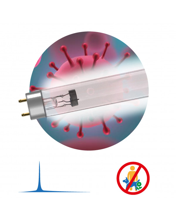Бактерицидная ультрафиолетовая лампа ЭРА UV-С ДБ 30 Т8 G13 30 Вт Т8