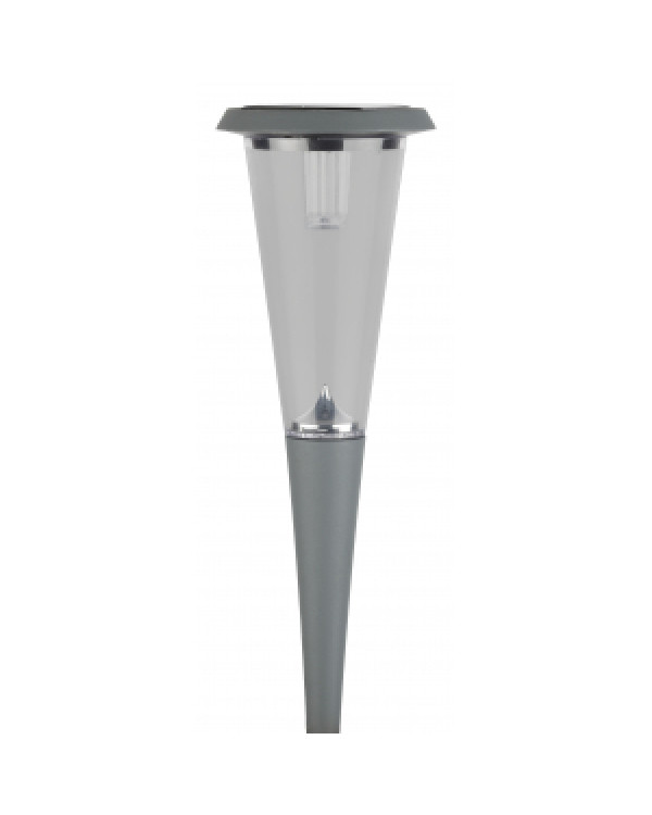 SL-AL50 ЭРА Садовый светильник на солнечной батарее, алюминий, серый, 50 см (12/96), SL-AL50