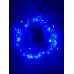 ENIN -5NB ЭРА Гирлянда LED Нить 5 м синий свет, АА (100/2500), ENIN -5NB
