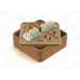Коробка распределительная с клеммной колодкой 75х75х28мм ОРЕХ GREENEL, GE41216-14