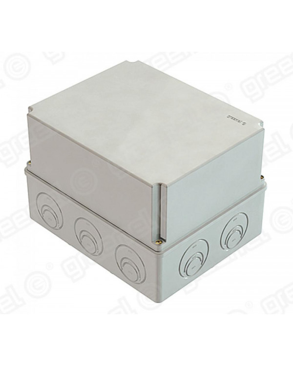 Коробка приборная (подъездная) наружного монтажа 240х195х165мм IP55 GREENEL, GE41274