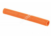 Труба гофрированная 25мм ПП (оранжевая) с зондом тяжелая