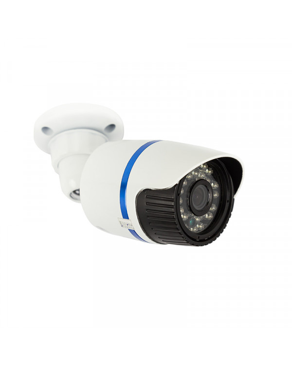 Цилиндрическая уличная камера IP 2.1Мп Full HD (1080P), объектив 3.6 мм., ИК до 30 м., 12В/PoE, 45-0256